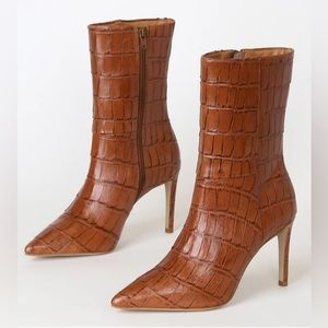 MATISSE Dream Catcher Cognac Stiletto Heel Boots